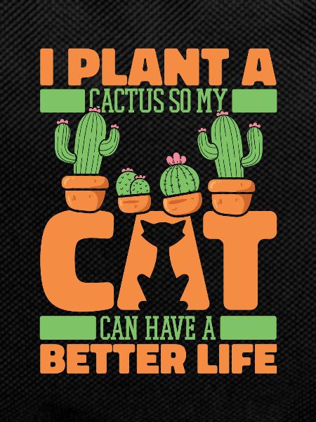 Cactus Garden Cat