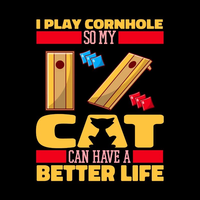 Cornhole Blind Hole Game Cat
