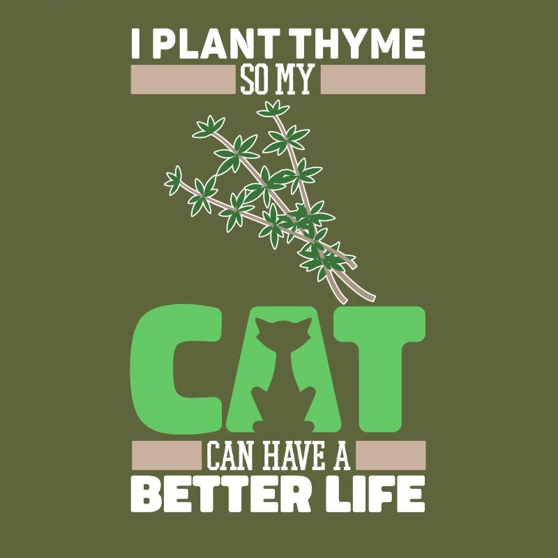 Thyme Herb Cat