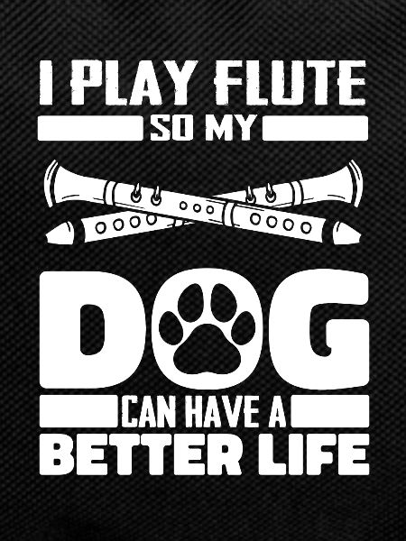 Flutist Flute Dog