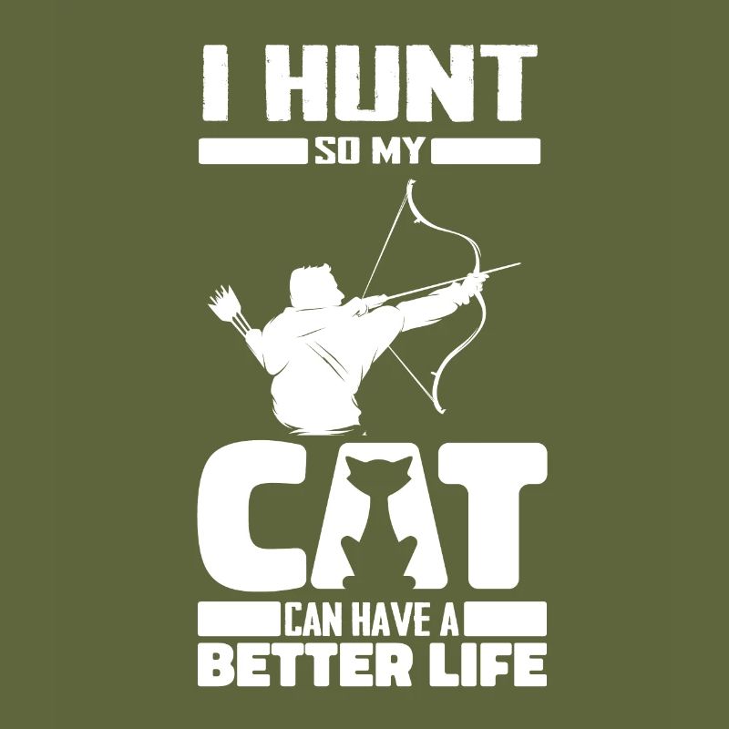 Bogenjagd Bogenjäger Katze