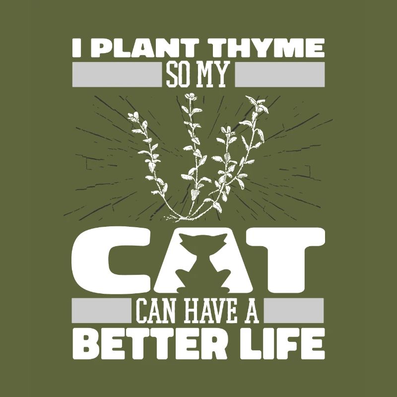 Thyme Herb Cat