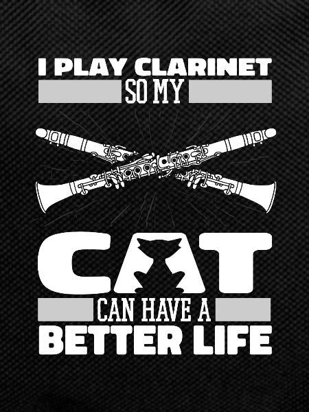 Clarinet Clarinetist Cat