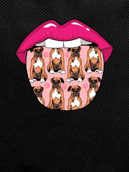 Boxer Dog German Boxer Tongue