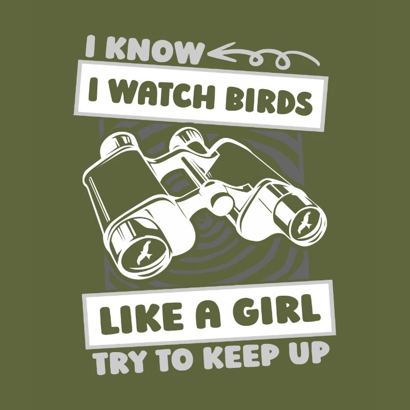 Vogelbeobachter Mädchen