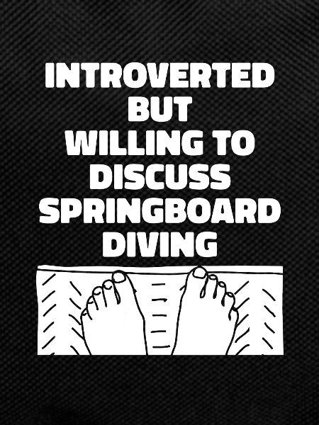 Turmspringen Turmspringer Introvertierte