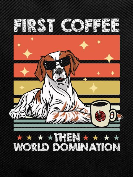 Brittany Spaniel Coffee Glasses