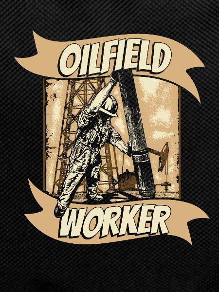 Ölfeld Bohrinsel