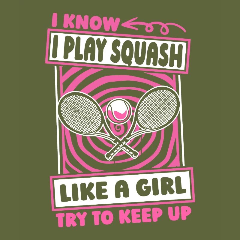 Fille de squash