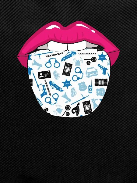 Policeman Police Tongue