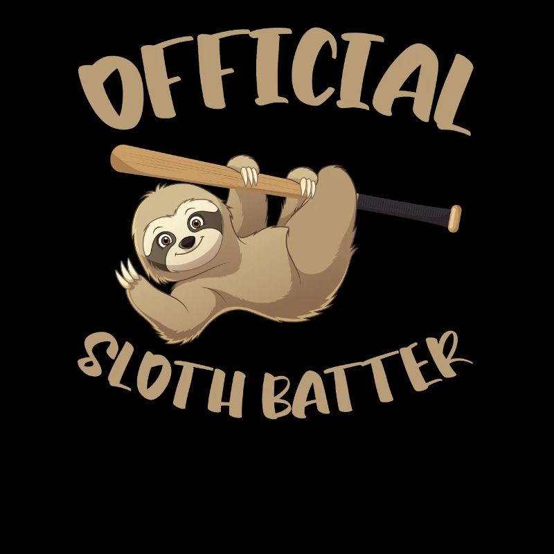 Faultier Schläger Faultier Baseball