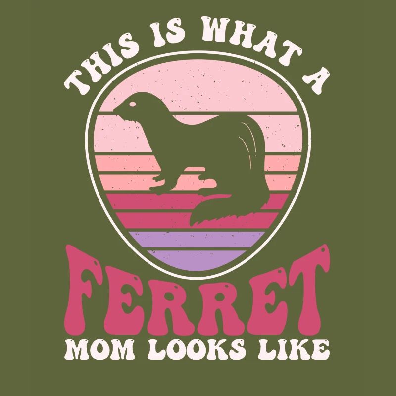 Frettchen Iltis Mutter