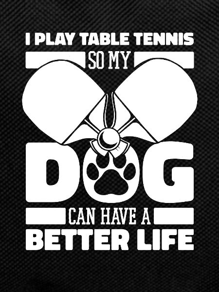 Table Tennis Ping-Pong Dog