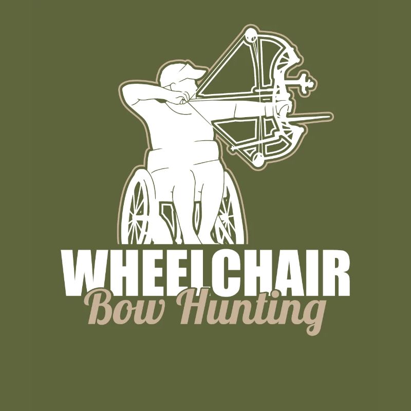 Bogenjagd Bogenjäger Rollstuhl