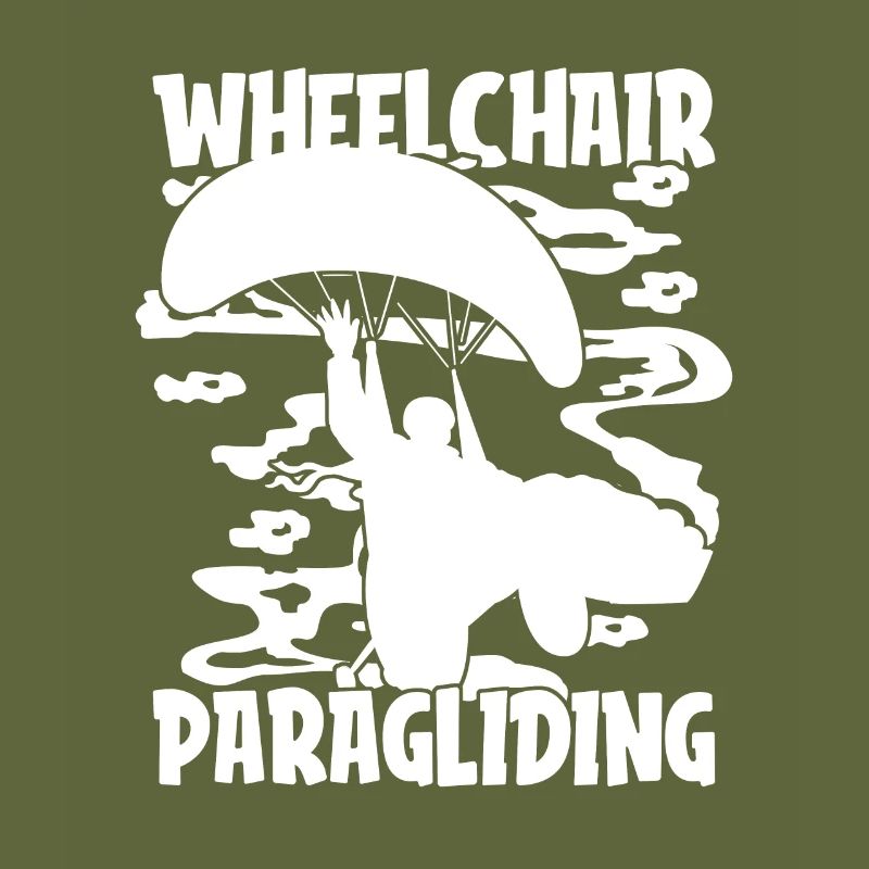 Paragleiter Paragleiten Rollstuhl