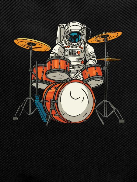 Drums Drummer Drummer Astronaut
