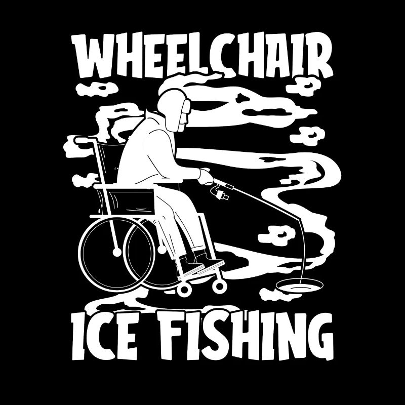 Eisfischen Eisangeln Rollstuhl