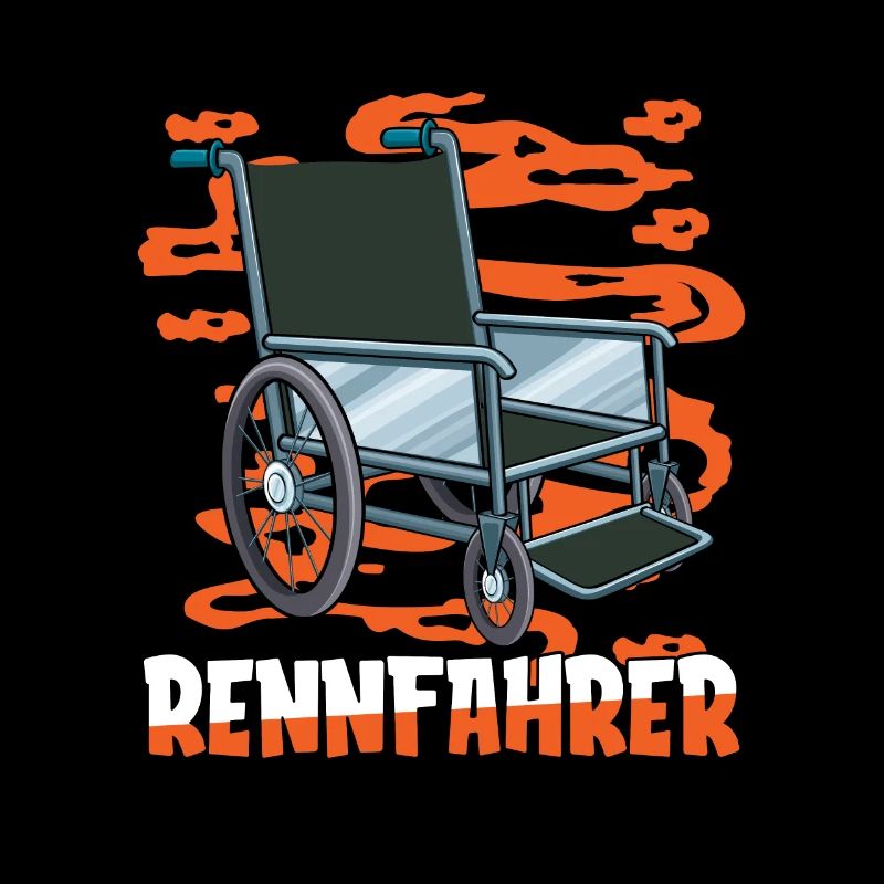 Rollstuhl Rollstuhlfahrer Rennfahrer