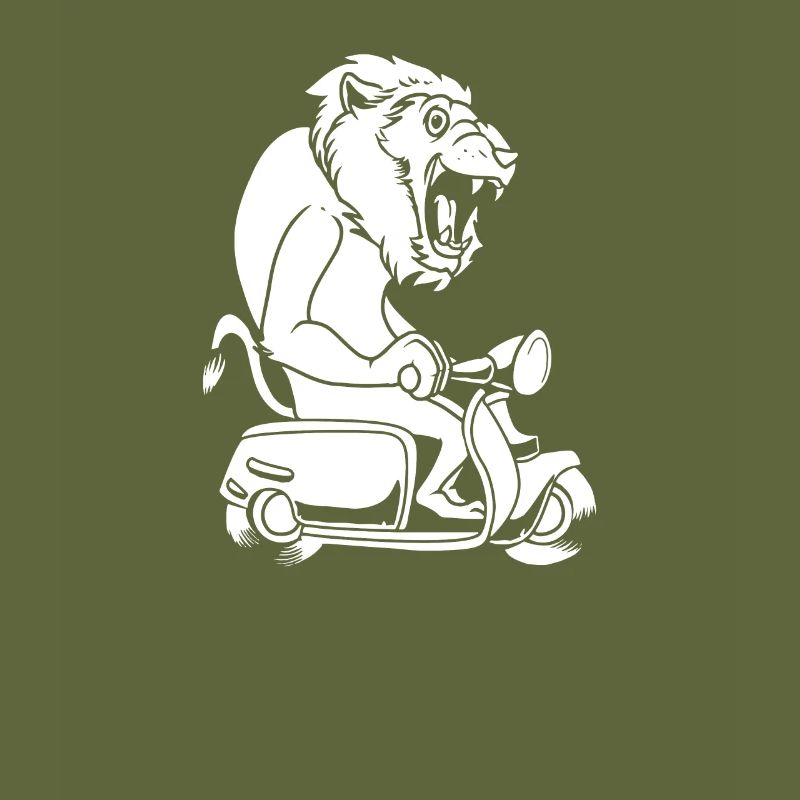 Motorroller Löwe