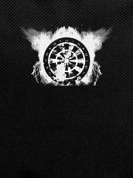 Dart player water art