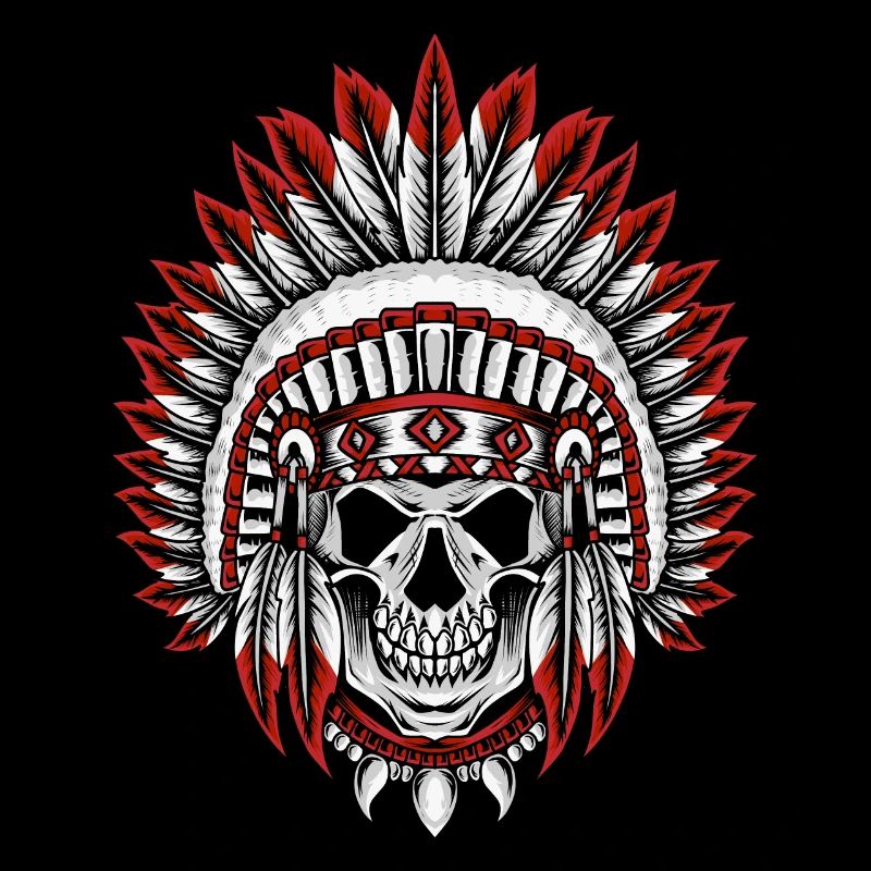 Indigenous skull