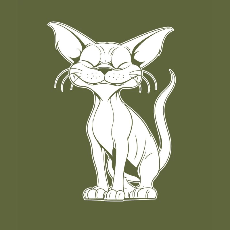 Sourire de chat Sphynx