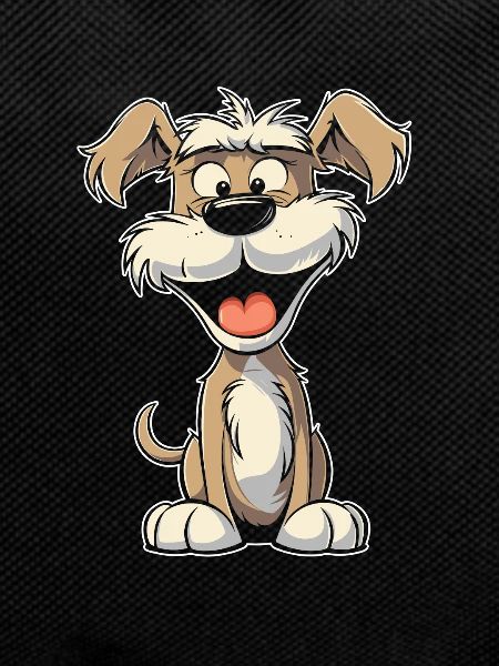 Schnauzer Dog Smiling
