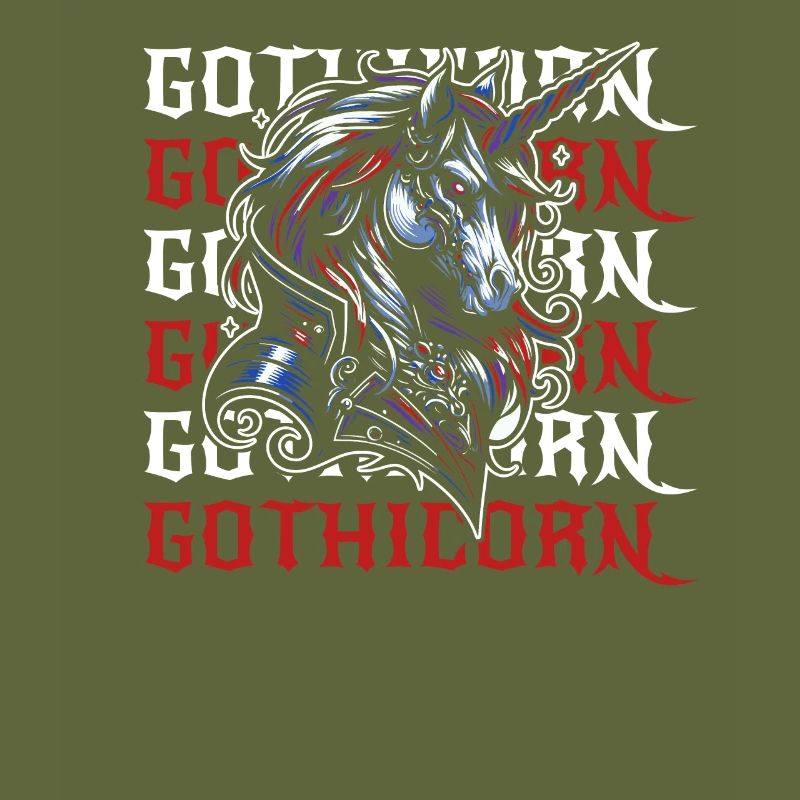 Gothic Einhorn Gothicorn