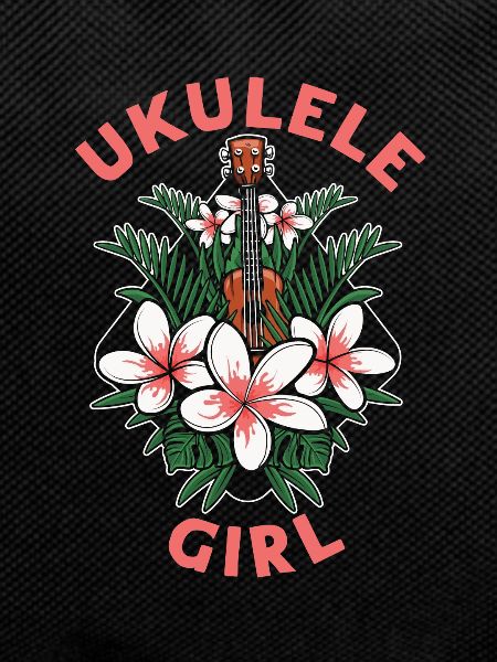 Ukulele Flower Ukulele Girl