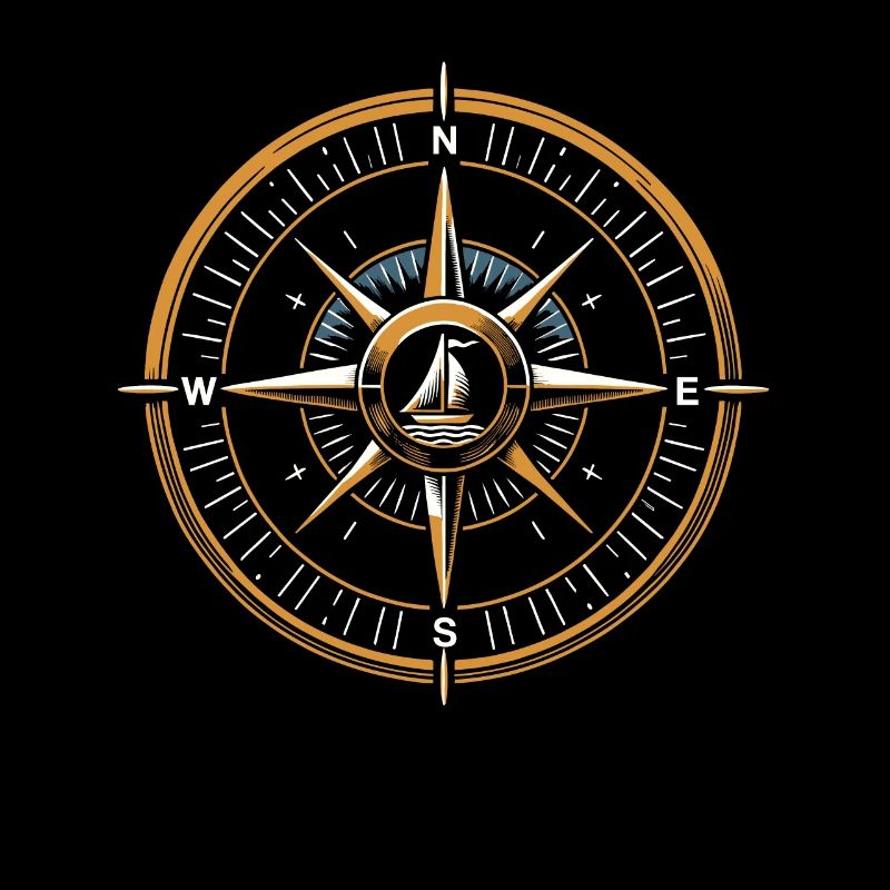 Sailing, Sailboat, Compass, Nautical,