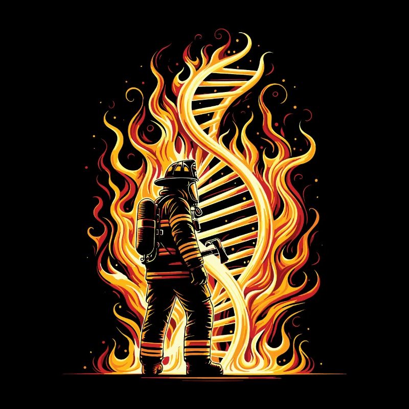 Les flammes d’un pompier sont dans mon ADN