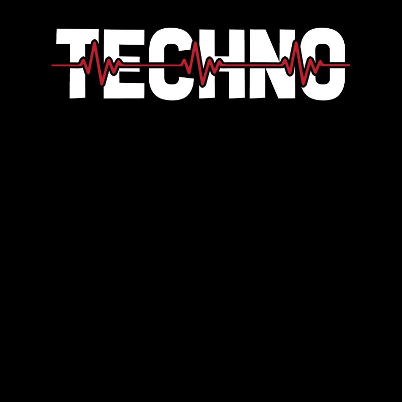 Techno Raver Ekg Heartbeat