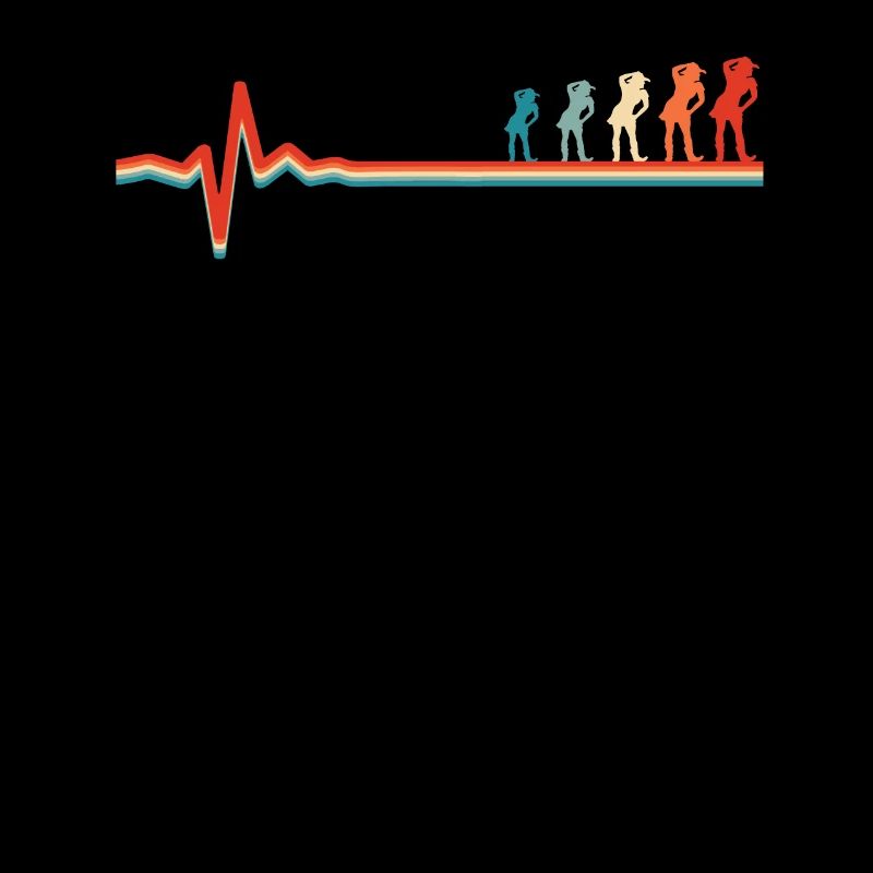 Line Dance Ekg Heartbeat