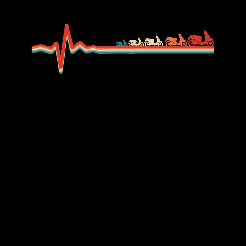 Motorroller Ekg Heartbeat