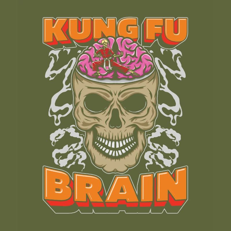 Kung Fu Schädel Kung Fu Brain