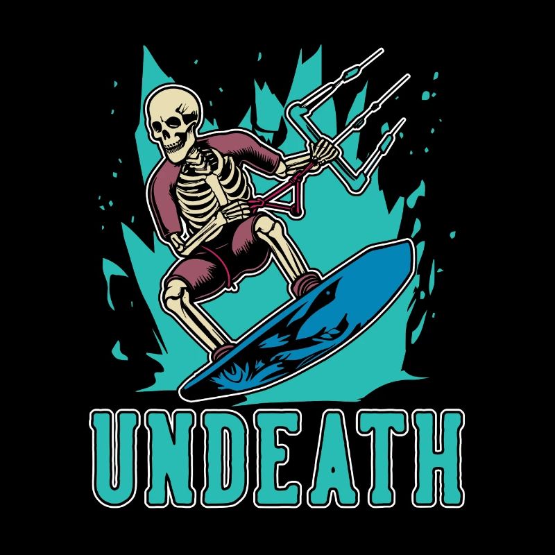 Kitesurfer Kitesurfen Kiten Kitesurfing Undeath