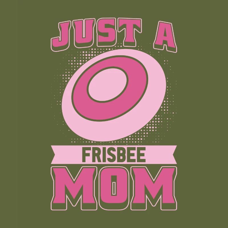 Frisbee Mutter Juste une maman de frisbee