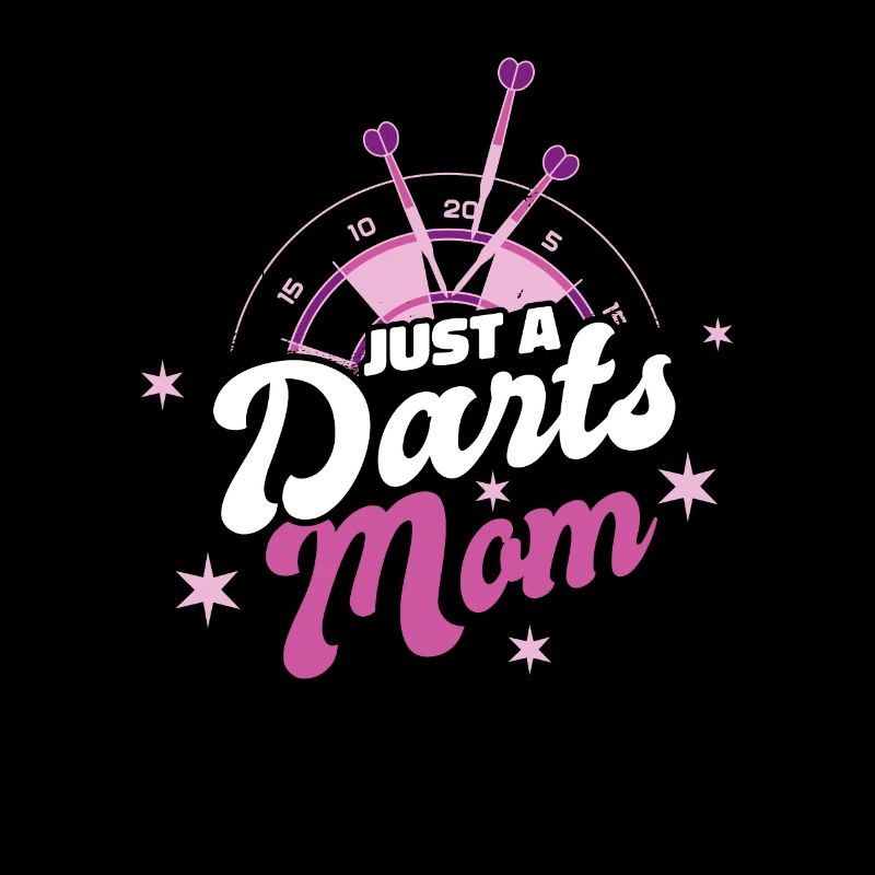 Dart Dartspieler Mutter Just A Darts Mom