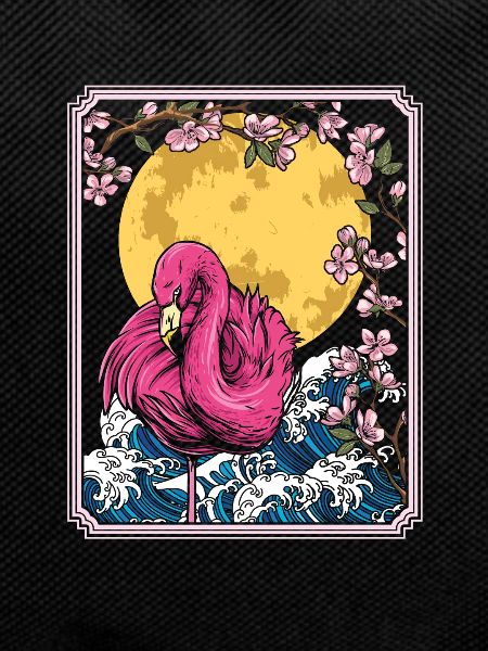 Flamingo Japan Cherry Blossom Moon