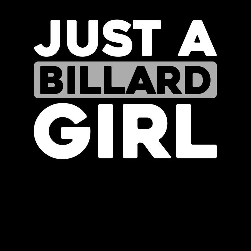 Billard, juste une fille de billard