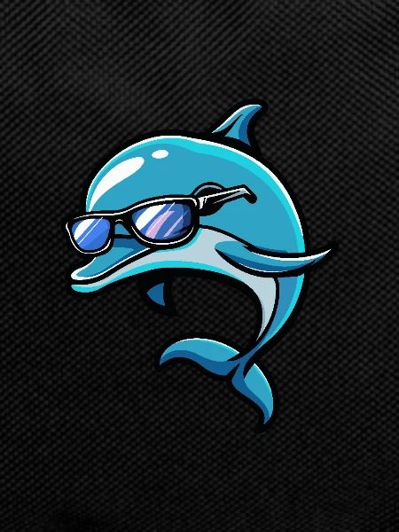 Dolphin Cool Comic