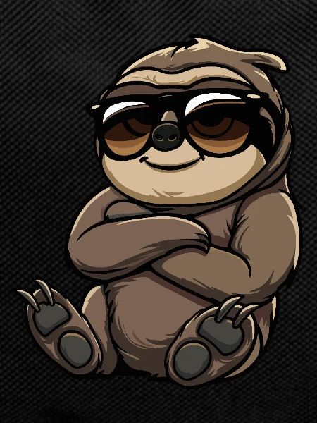 Sloth Cool Comic