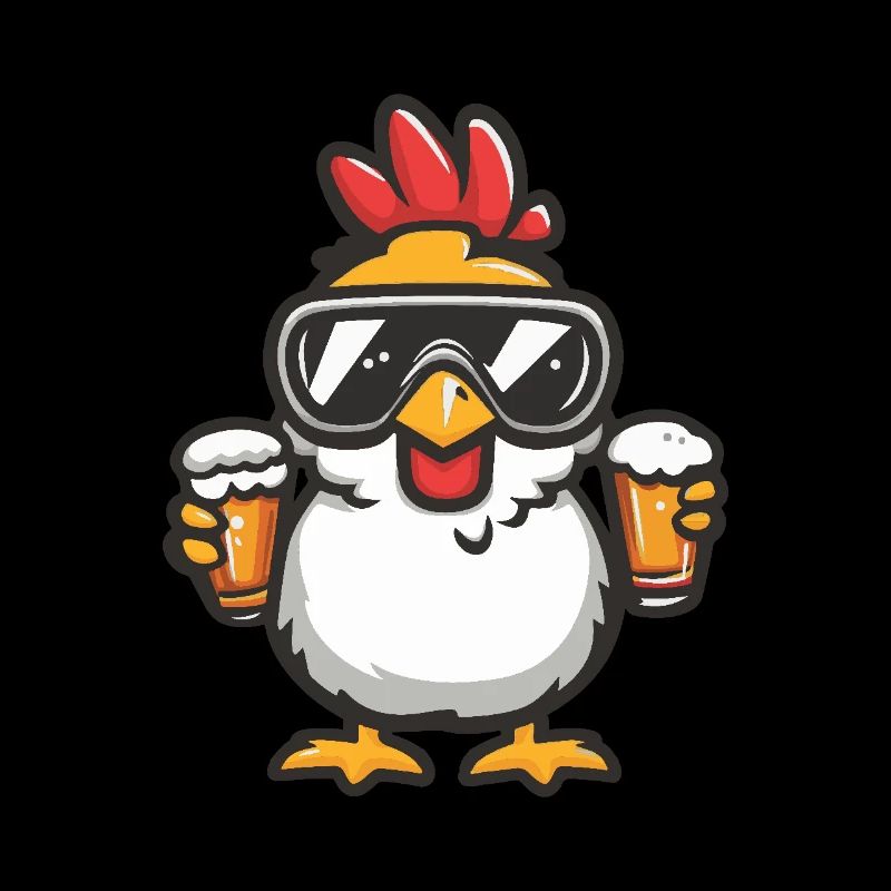 Poulet après-ski bière
