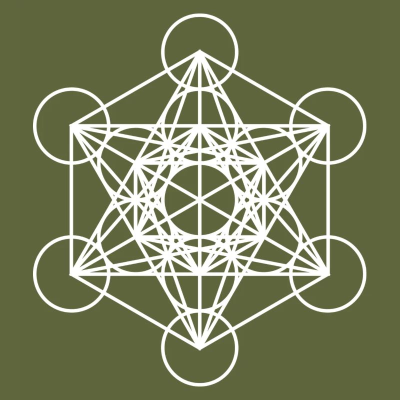 metatron cube white cube gift idea