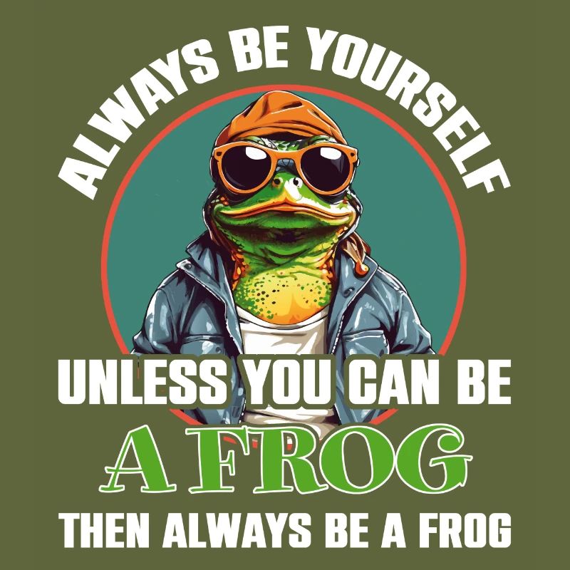 Sei Du selbst oder sei ein Frosch