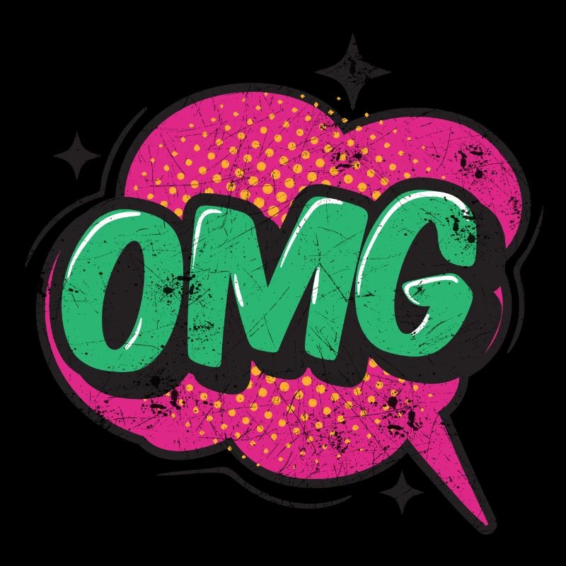 OMG COMIC COMICSTYLE CARTOON 80s MOTIFS GIFT