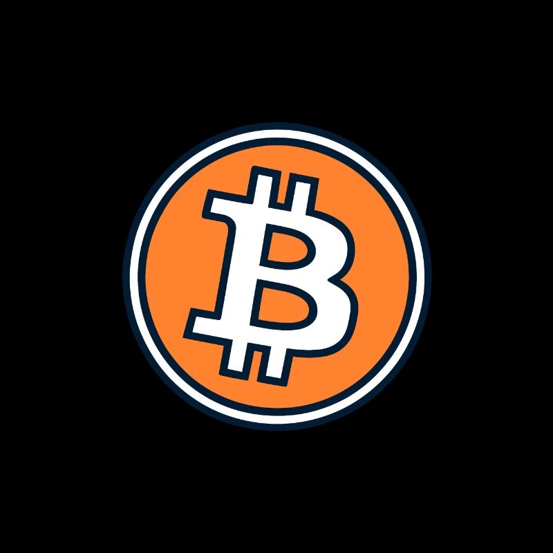 Orange Bitcoin Logo