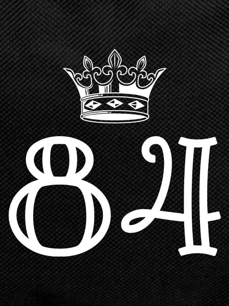 84 Number crown