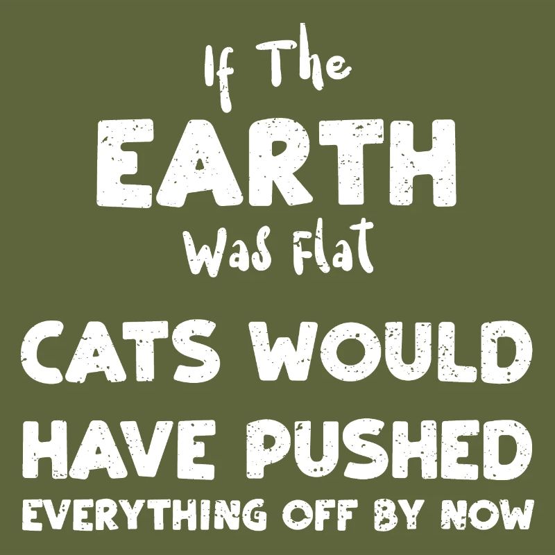 If The Earth Was Flat Cats Would...