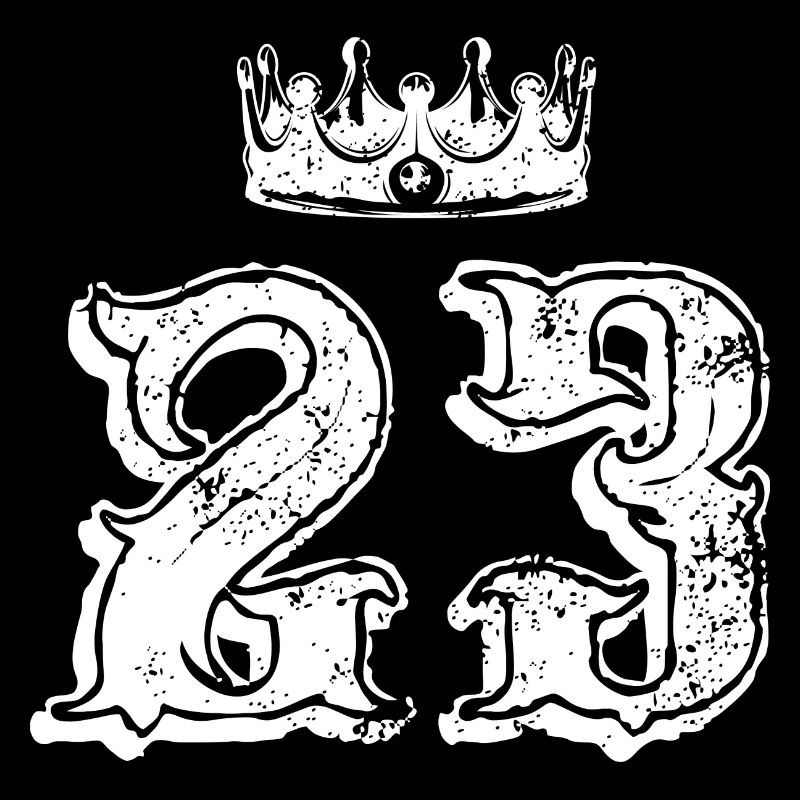 23 Zahl Krone